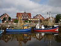 Der Hafen von Neuharlingersiel