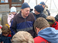 Willy auf der Gorch Fock