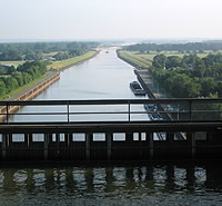 Spektakuläre Aussicht vom Schiffshebewerk Scharnebeck