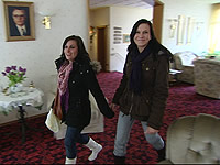 Christiane Bischoff mit Freundin Juliane im Hotel