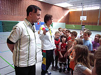 Thorsten Schmook beim Kinderhandball