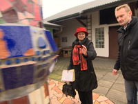 Gisela und Sven am Bahnhof Uelzen